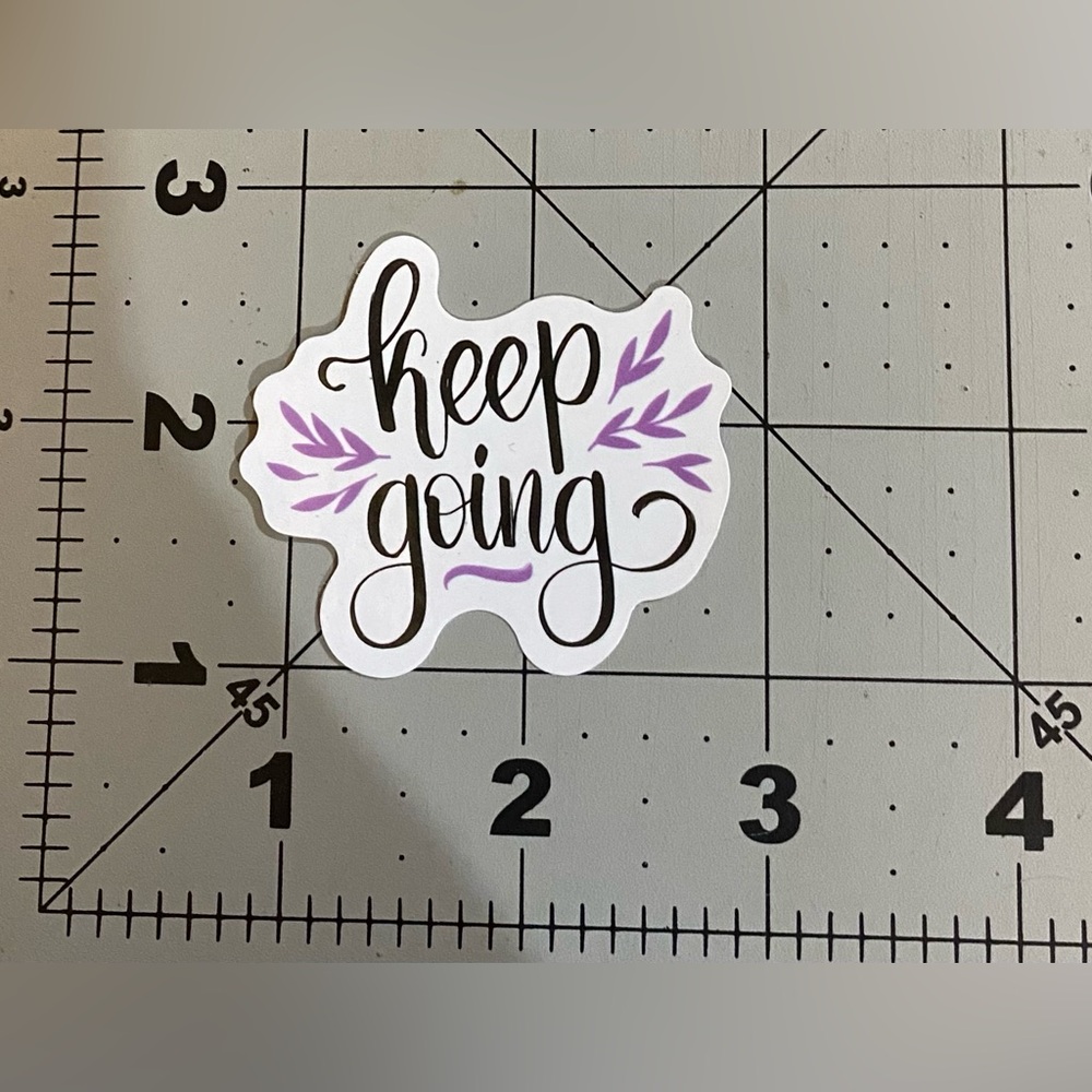 🌈20/$5🌈 Keep Going Sticker - Picture 2 of 3
